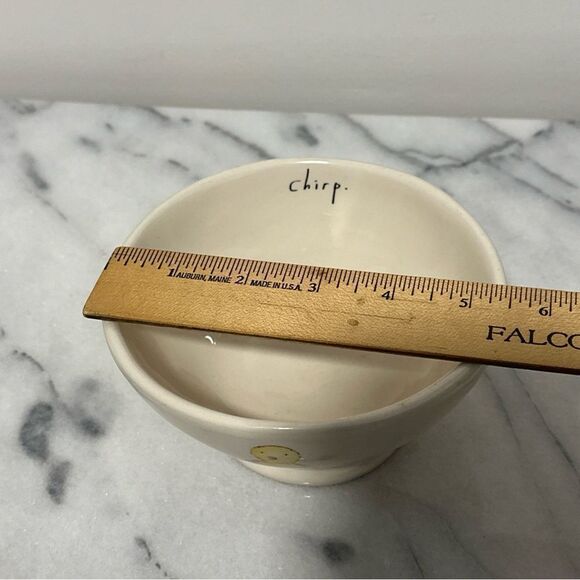 Charming Cream Bowl with Chick Design Rae Dunn chirp VTG - Picture 9 of 12